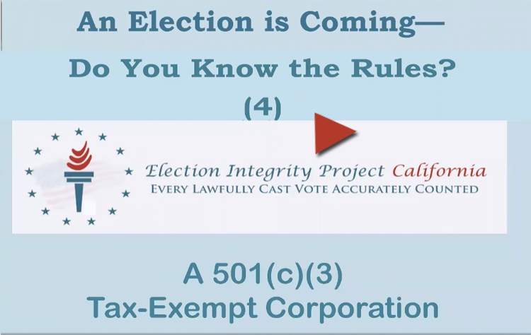 An Election is Coming