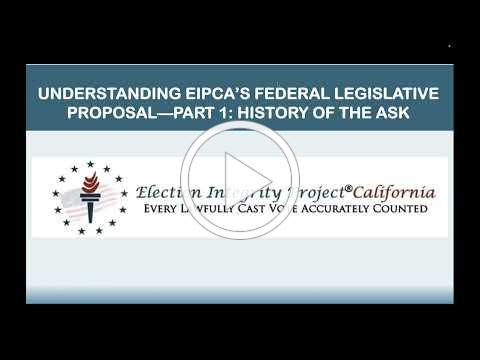 Understanding EIPCa’s Federal Legislative Proposal Part 1: History of the Ask