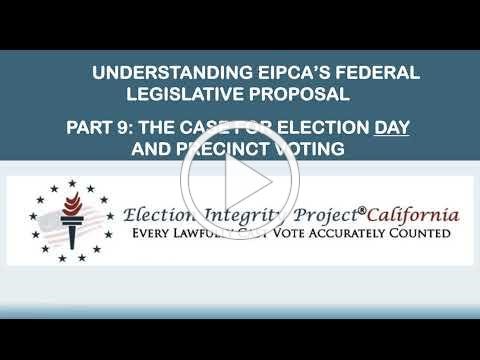 Listen to  Part 9: The Case for Returning to Election Day and Precinct Voting